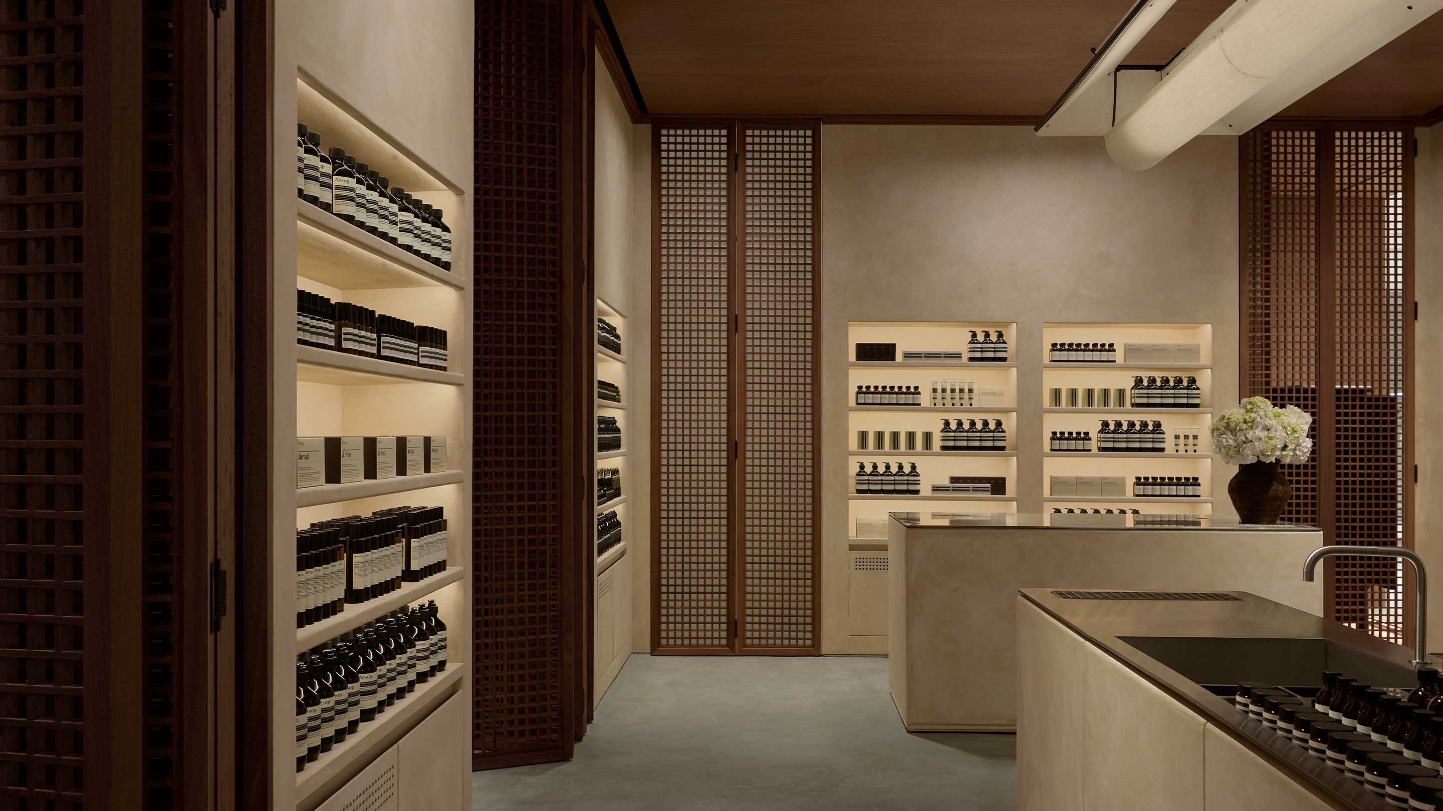 Aesop Central World store interior