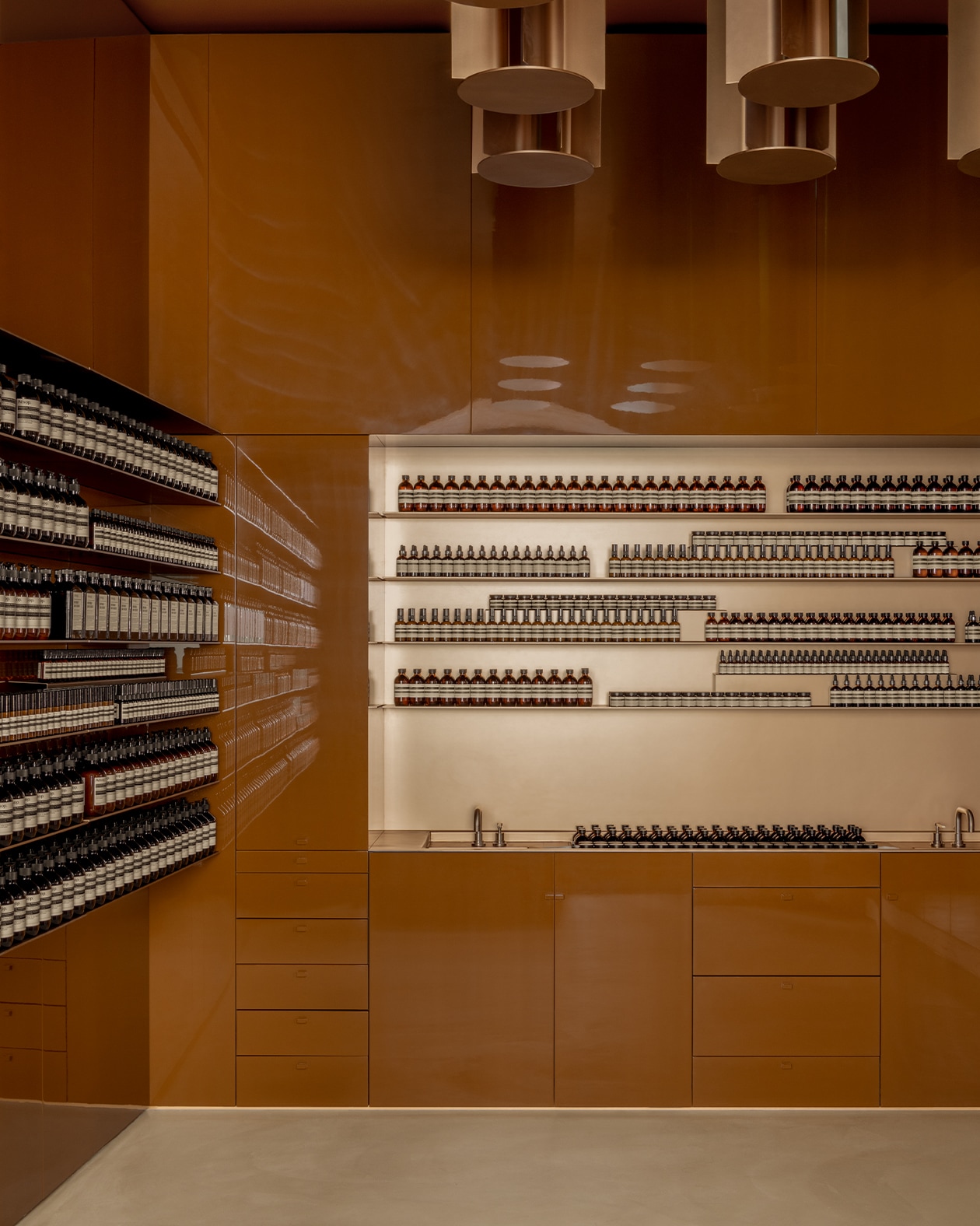 Aesop Via del Corso store product display