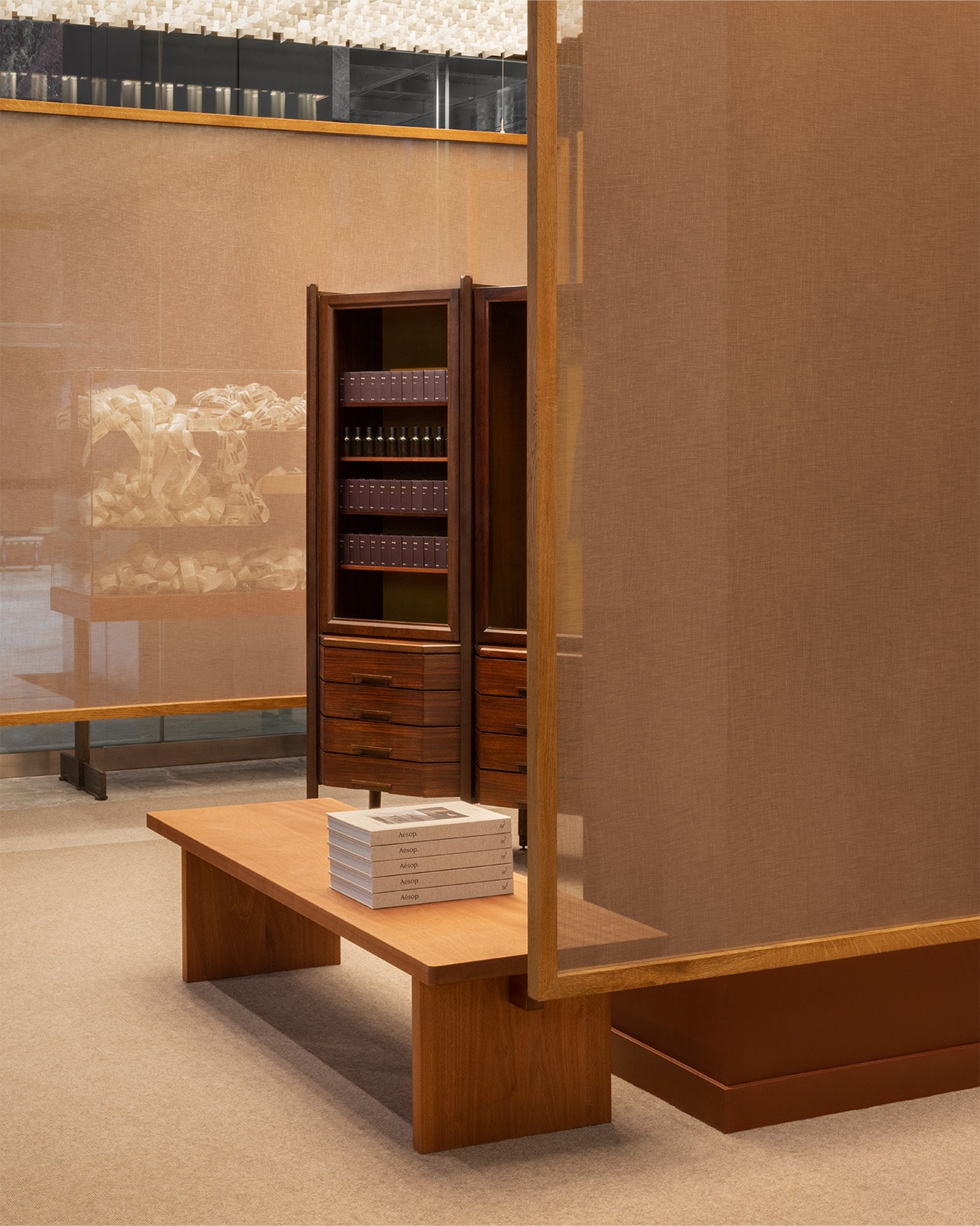 Aesop Canary Wharf store interior