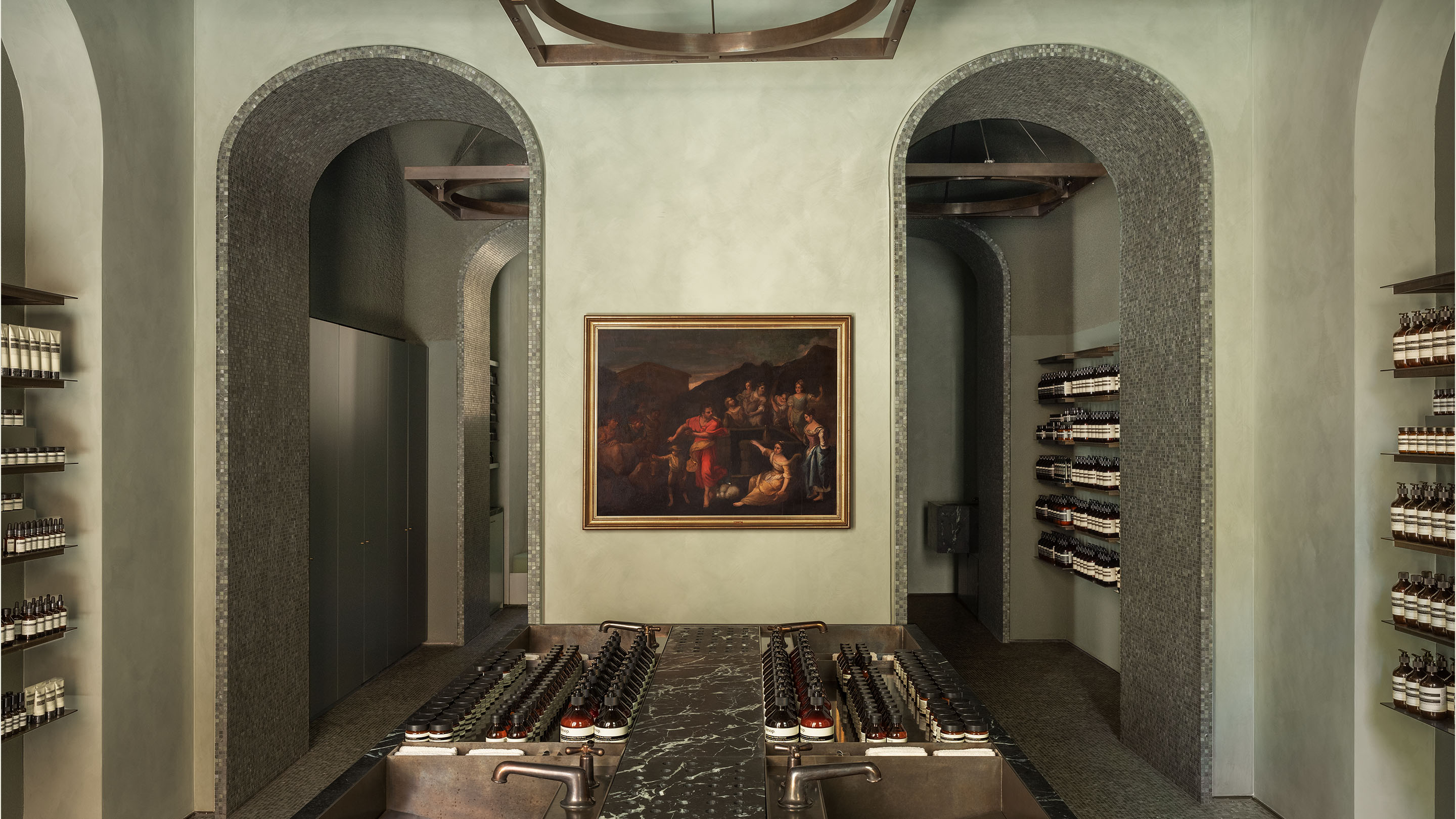 Aesop Via del Babuino store interior.
