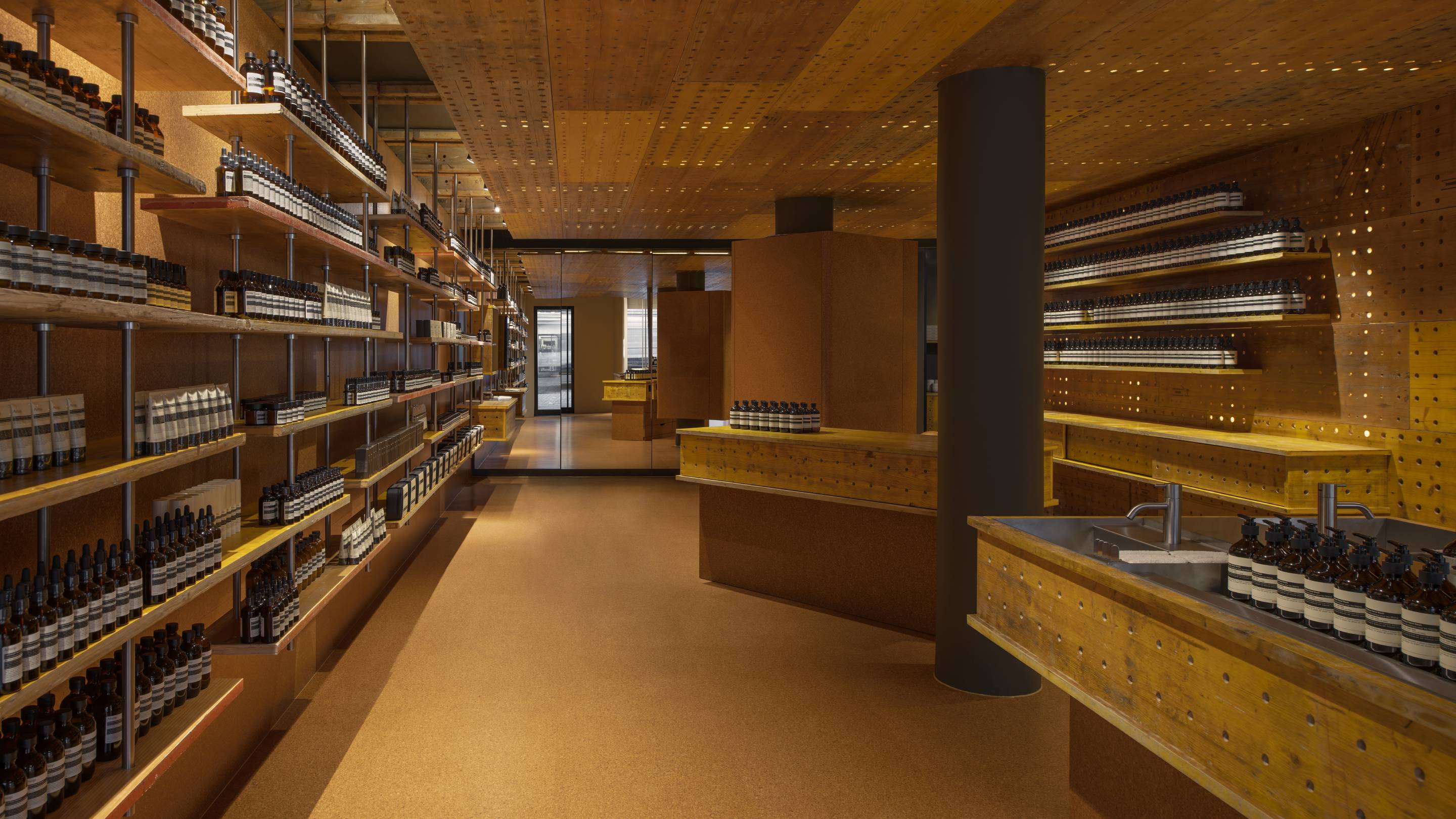 Aesop Oberdorfstrasse II store interior.