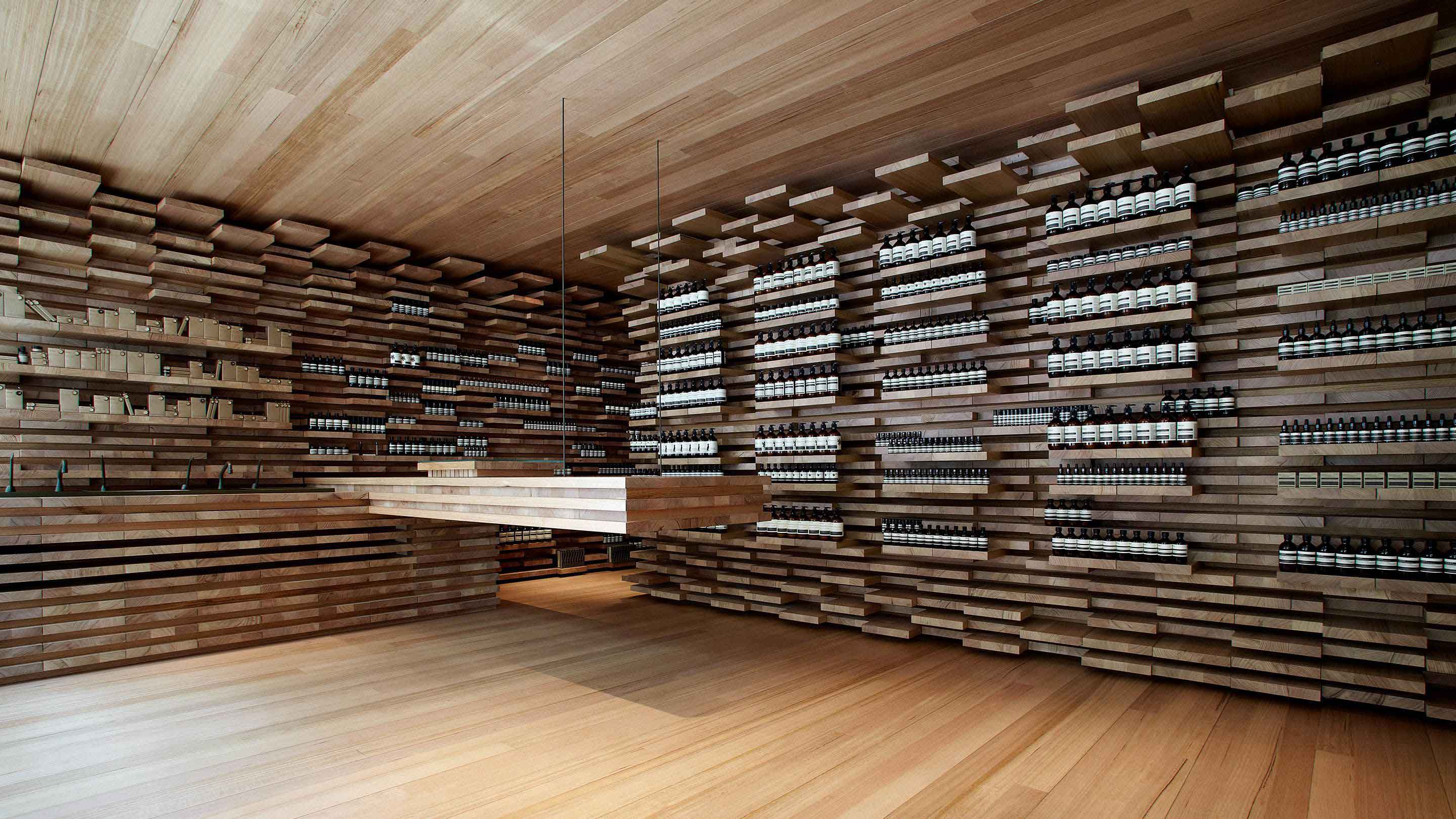 Aesop Saint-Honore store interior 