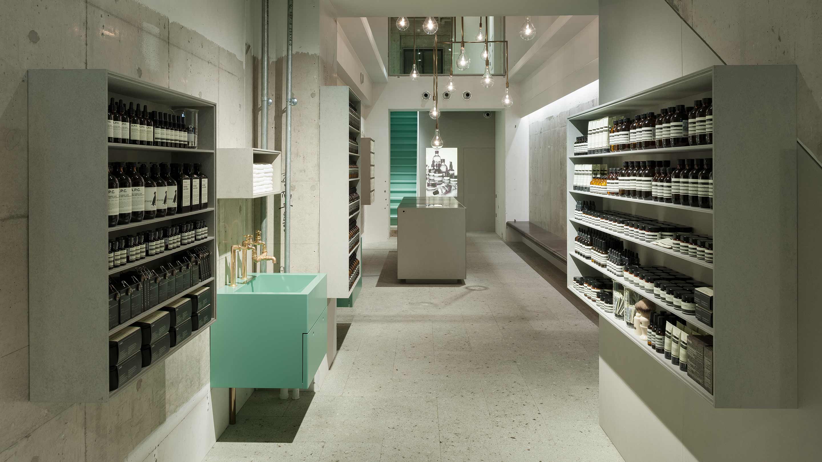 Aesop Kawaramachi store interior