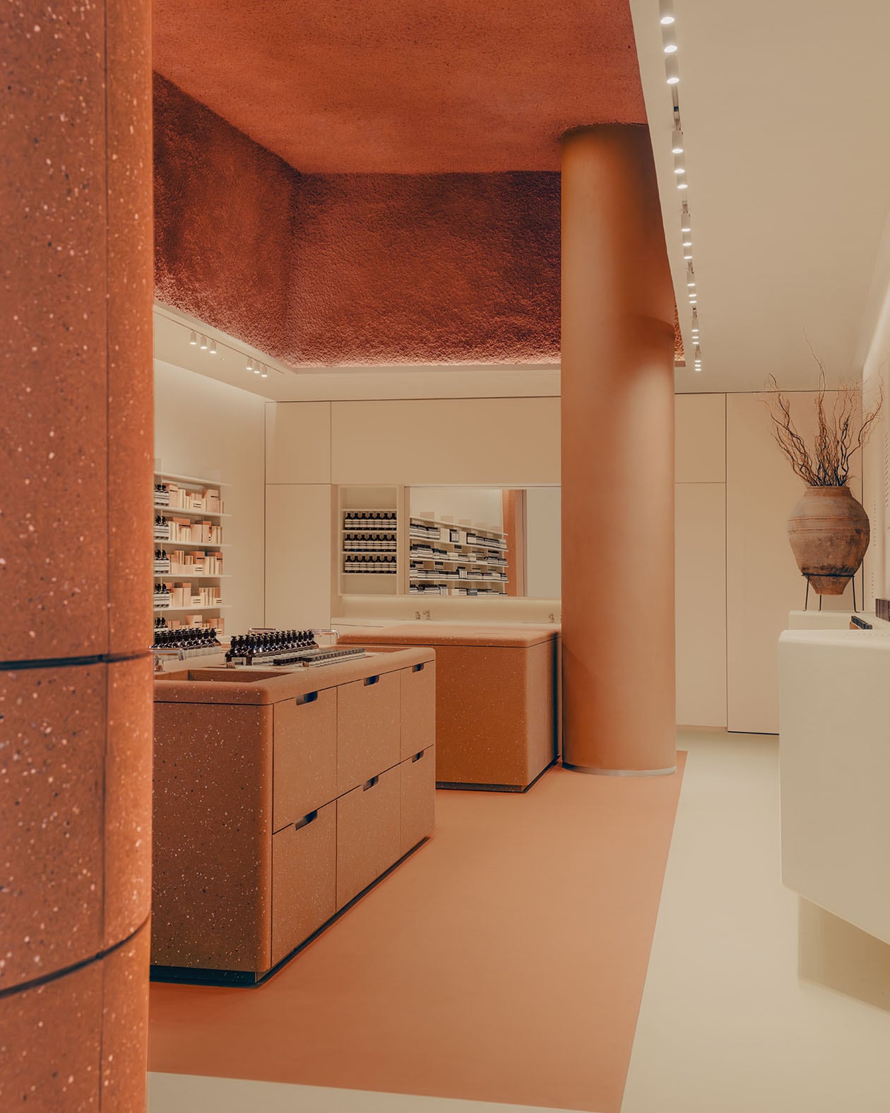 Aesop Stratford store interior.