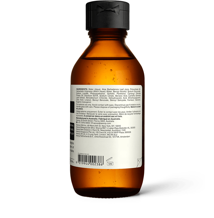 ブースター・導入液 Aesop B & Tea Balancing Toner Amazon.com : Aesop B & Tea Balancing Toner | 3.3 fl oz