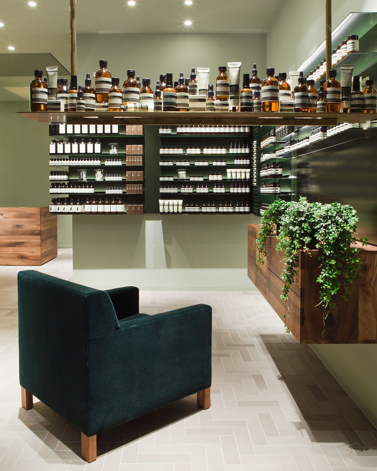 Aesop Kaiserplatz store interior.