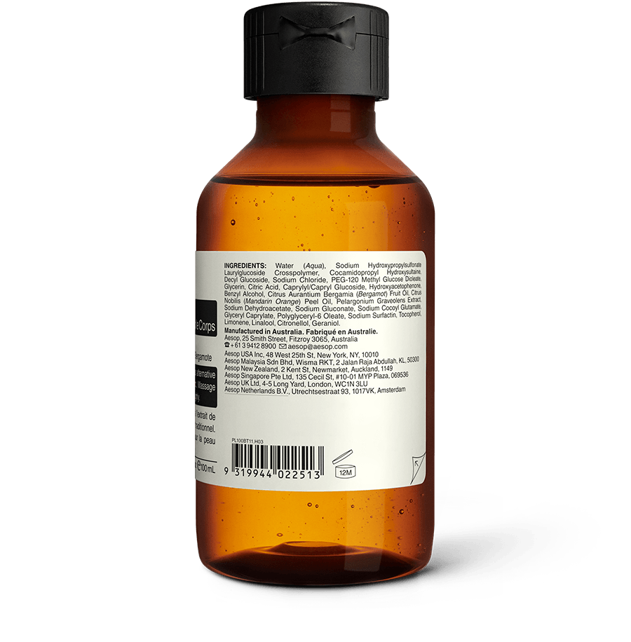 ボディソープ Aesop Cleansing Body Gel 500ml イソップ ボディクレンザー 500mL｜イソップ / Aesop