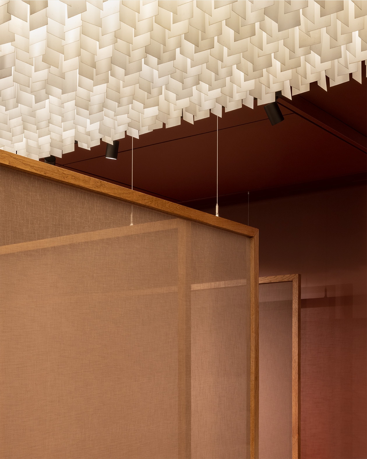 Aesop Canary Wharf store lighting display