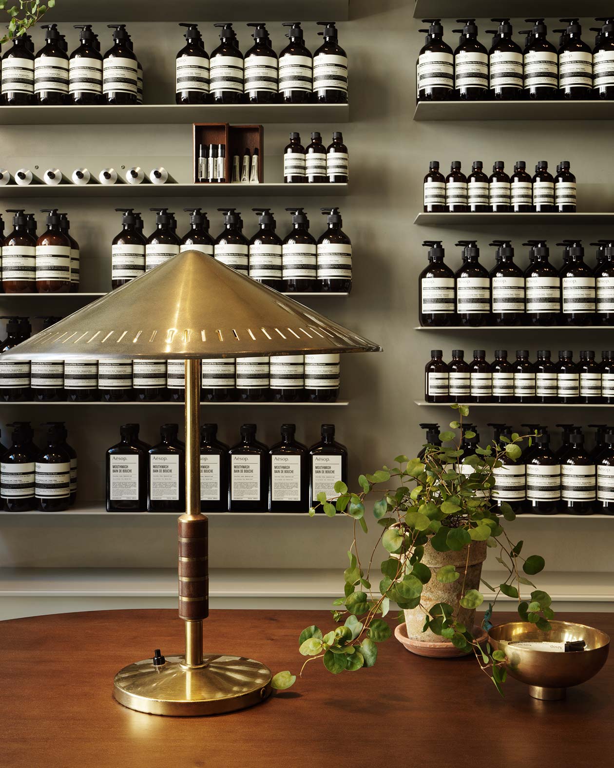 Aesop Frederiksberg store interior detail