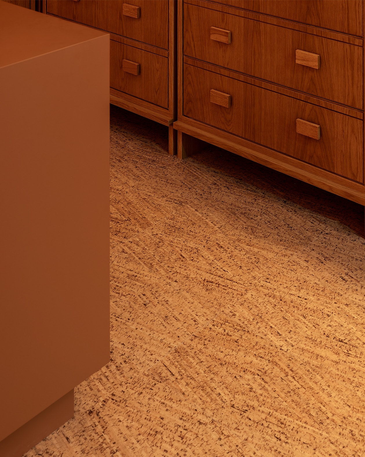 The wooden floor at Aesop Far Eastern Mega City Counter