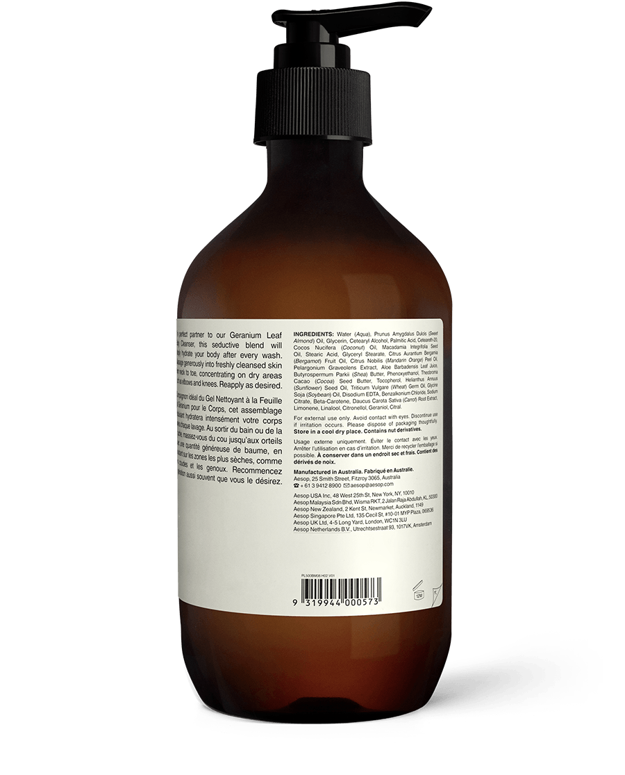 Geranium Leaf Body Balm | Aesop Denmark