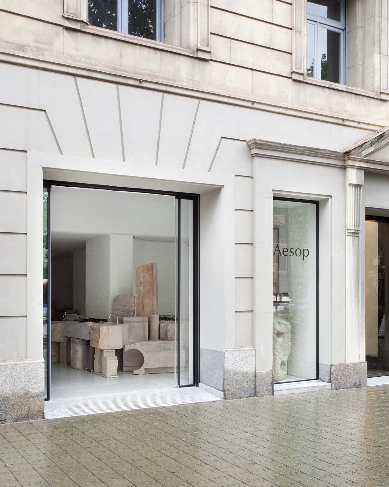 Aesop Diagonal store facade.