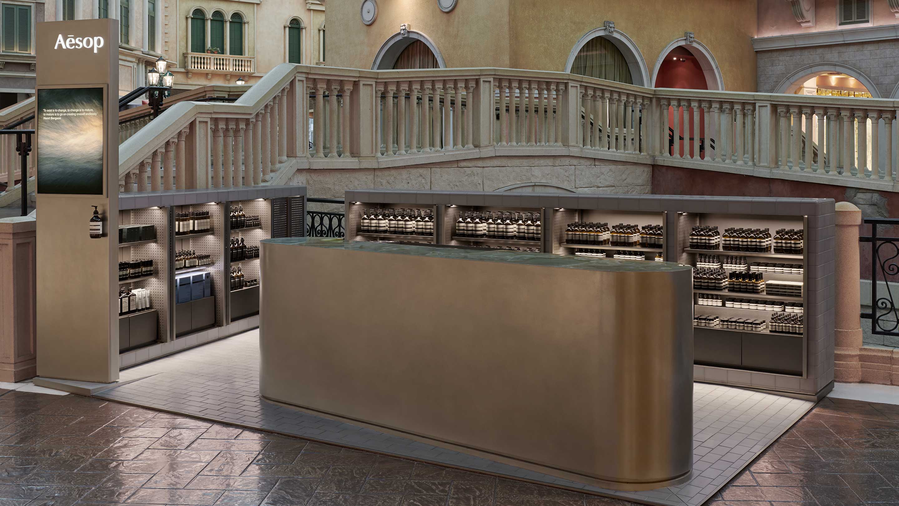 Aesop Venetian Macau store counter