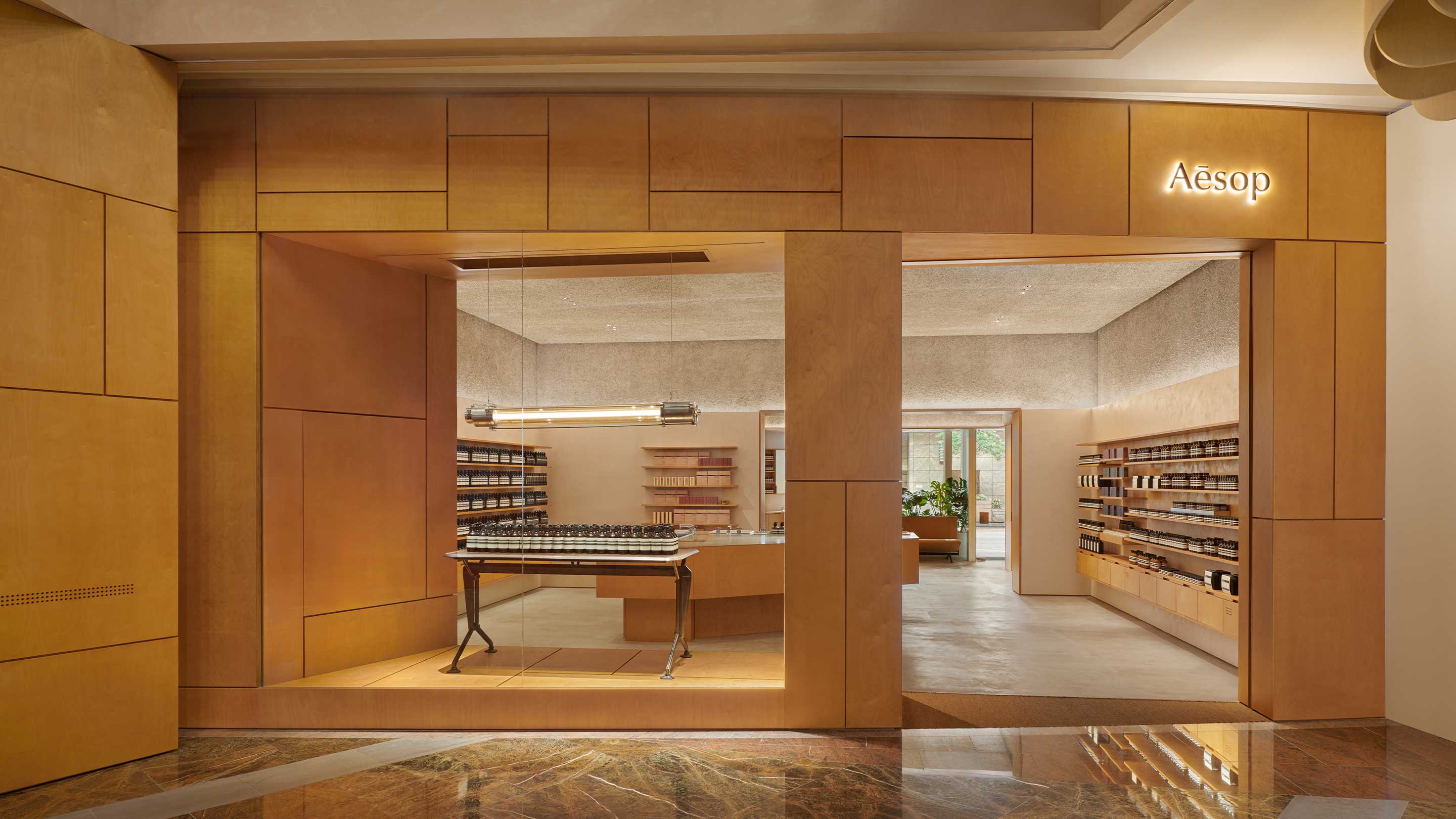 Aesop Langham Place façade