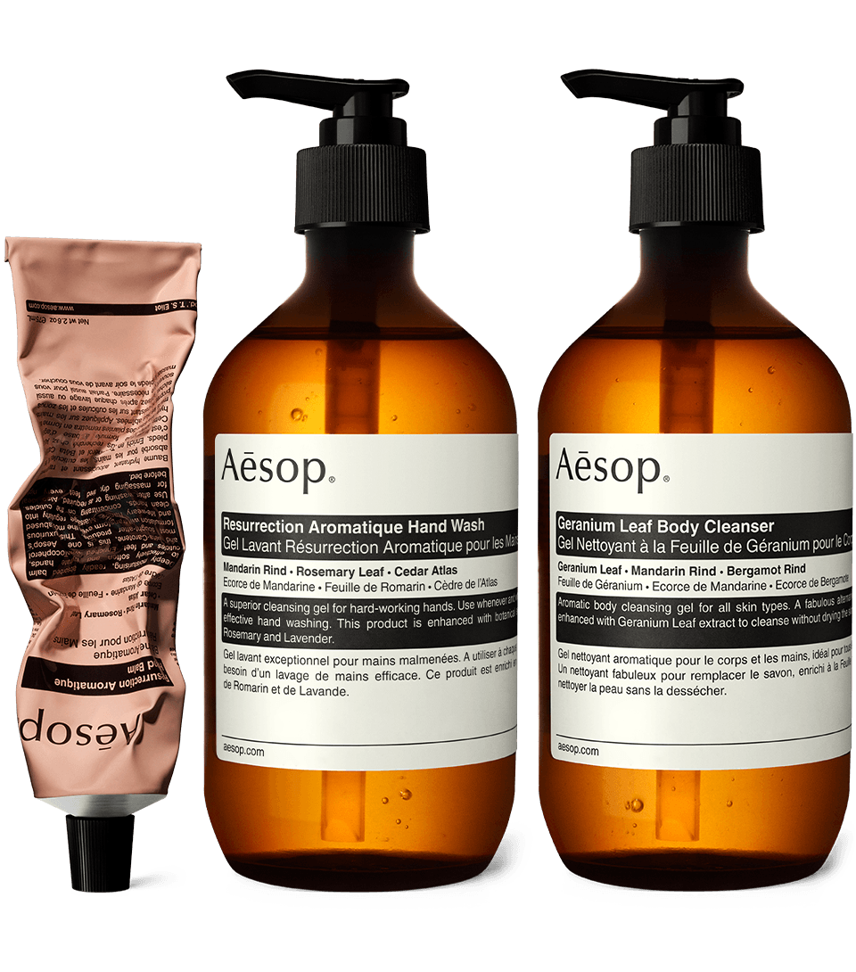 Aesop Aromatic Hand Wash & Balm セット NEW Aesop Congruous Gift Kit - Resurrection Aromatique Hand