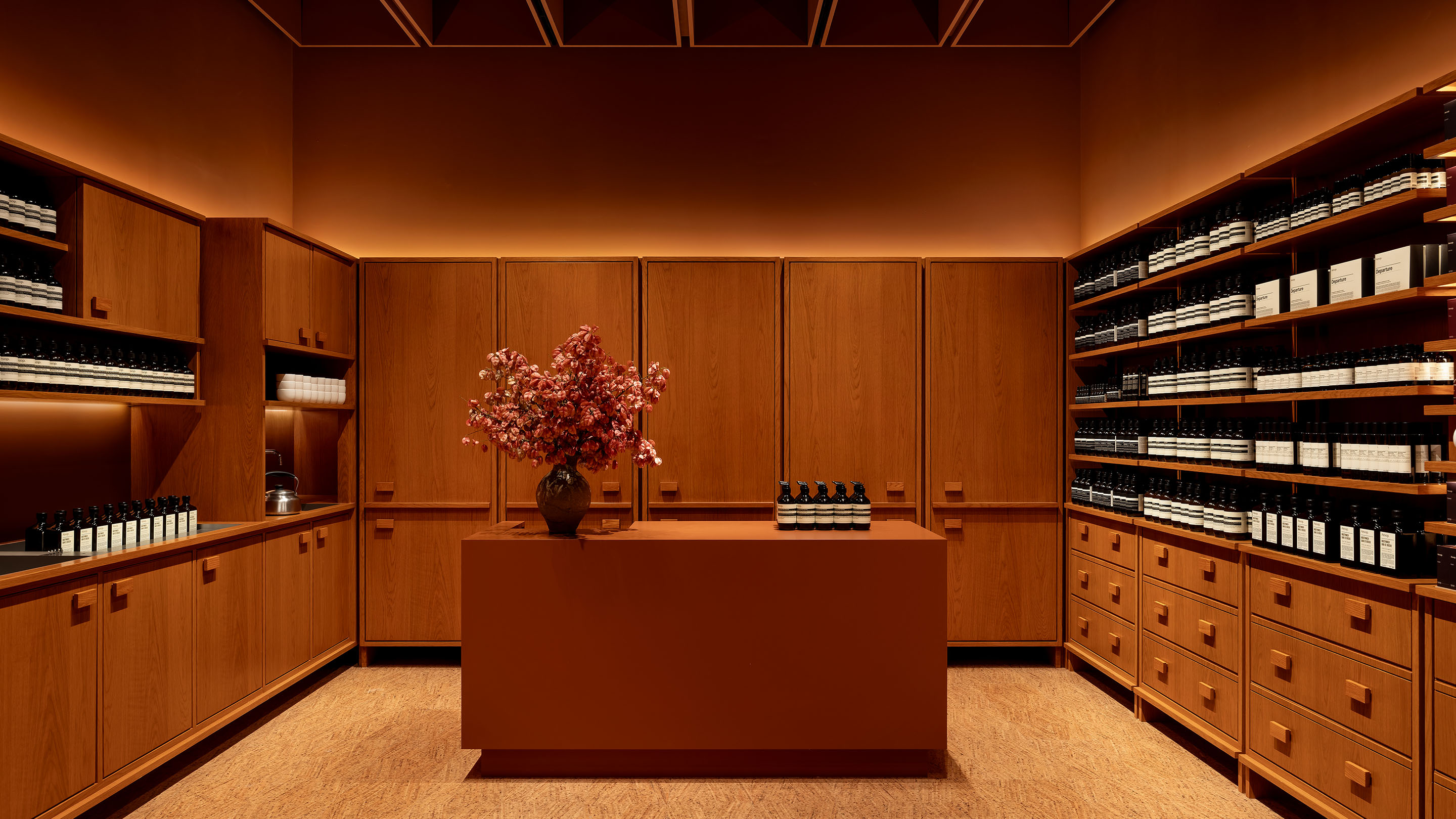 Aesop Far Eastern Mega City Counter interior